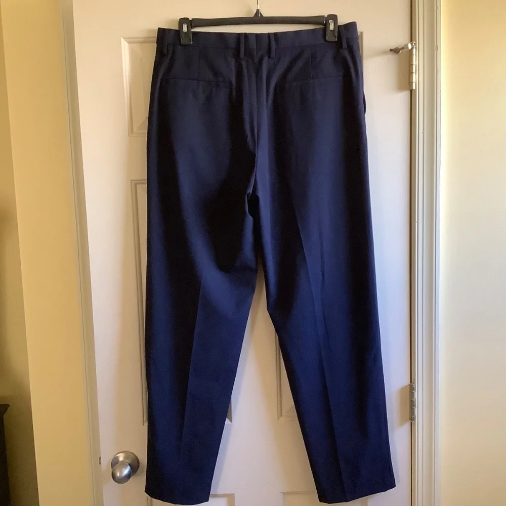 ZARA Suit Pants Slacks Navy Blue SZ 34/31